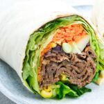 half roast beef veggie wrap