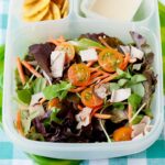 lunch salad with deli meat
