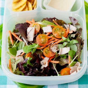 lunch salad with deli meat