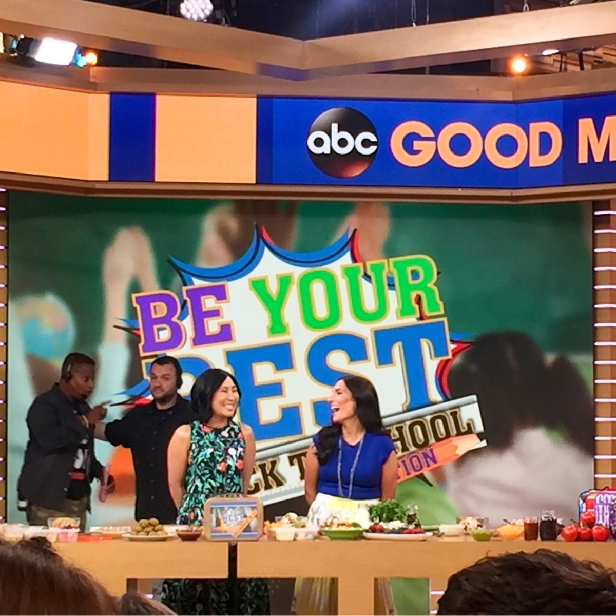 Laura fuentes making lunches on good morning america