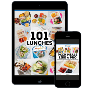 101 packed lunches on an ipad with a lunch packing tips ebook on an iphone