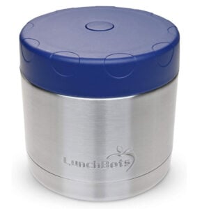 navy lunchbots thermos